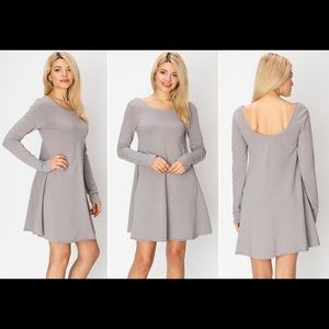 HYFVE Gray Shirt Dress